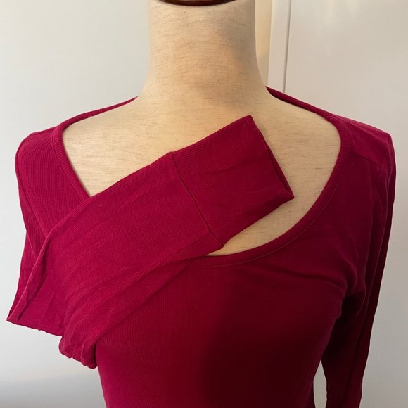 GapFit Ribbed Ballet Top - M - Picture 6 of 9